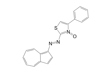 2-(AZULEN-1-YLDIAZENYL)-4-PHENYL-1,3-THIAZOLE-3-OXIDE