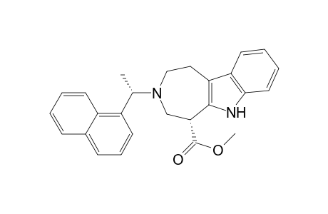 Azepino[4,5-b]indole-5-carboxylic acid, 1,2,3,4,5,6-hexahydro-3-[1-(1-naphthalenyl)ethyl]-, methyl ester, [S-(R*,S*)]-