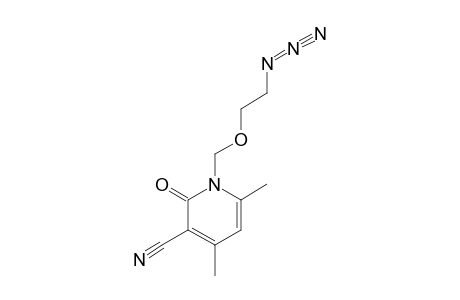 1-(2-AZIDOETHOXYMETHYL)-4,6-DIMETHYL-2-OXO-1,2-DIHYDROPYRIDINE-3-CARBONITRILE