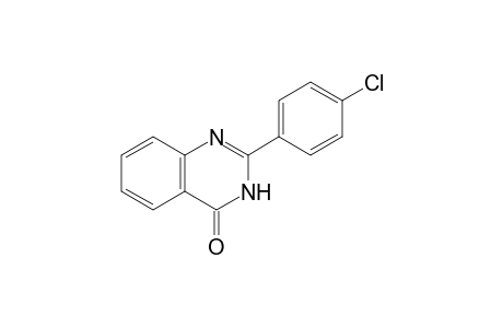 2-(p-chlorophenyl)-4-(3H)-quinazolinone