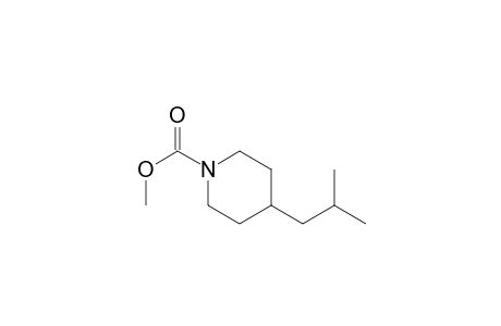 1-Piperidinecarboxylic acid, 4-(2-methylpropyl)-, methyl ester