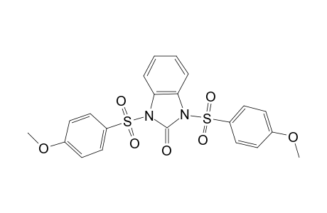 1,3-bis[(4-methoxyphenyl)sulfonyl]-1,3-dihydro-2H-benzimidazol-2-one