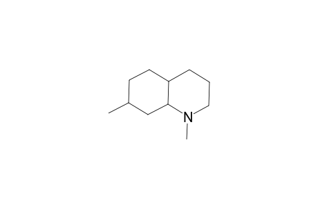 Quinoline, decahydro-1,7-dimethyl-