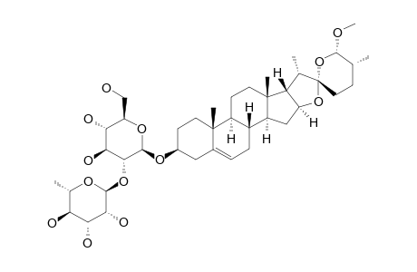 (25R,26R)-26-METHOXY-SPIROST-5-EN-3-BETA-OL-3-O-ALPHA-L-RHAMNOPYRANOSYL-(1->2)-BETA-D-GLUCOPYRANOSIDE