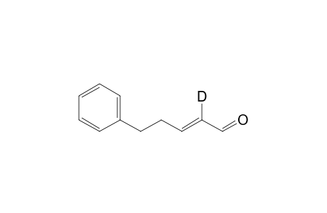 (E)-2-Deuterio-5-phenyl-2-pentenal