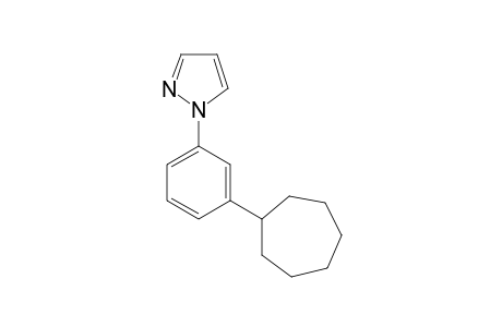1-(3-Cycloheptylphenyl)-1H-pyrazole