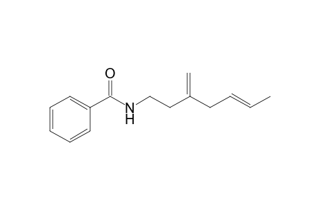 N-[(E)-3-Methylenehept-5-enyl]benzamide
