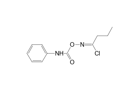 Butanimidoyl chloride, N-[[(phenylamino)carbonyl]oxy]-