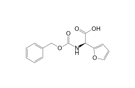 (2R)-2-(2-furanyl)-2-(phenylmethoxycarbonylamino)acetic acid