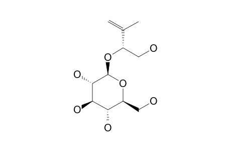 HEMIALBOSIDE;(S)-1-HYDROXY-3-METHYLBUT-3-EN-2-YL-BETA-D-GLUCOPYRANOSIDE