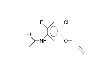 Acetamide, N-[4-chloro-2-fluoro-5-(2-propynyloxy)phenyl]-