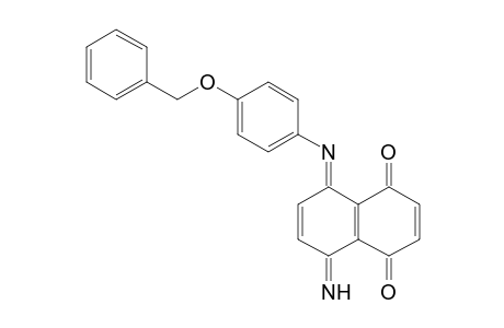 1,4-Naphthalenedione, 5,8-dihydro-5-imino-8-[[4-(phenylmethoxy)phenyl]imino]-