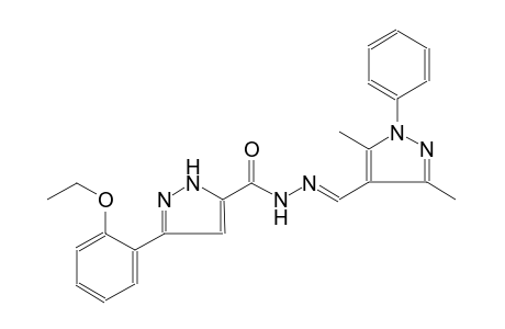 N'-[(E)-(3,5-dimethyl-1-phenyl-1H-pyrazol-4-yl)methylidene]-3-(2-ethoxyphenyl)-1H-pyrazole-5-carbohydrazide