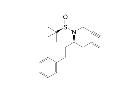 (3R,RS)-N-(tert-Butanesulfinyl)-N-(2-propyl)-1-phenylhex-5-en-3-amine