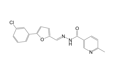 N'-{(E)-[5-(3-chlorophenyl)-2-furyl]methylidene}-6-methylnicotinohydrazide