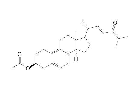 19-nor-24-Oxo-ergosta-5,7,9,22-tetraen-3.beta.-yl Acetate