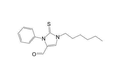 1-Hexyl-3-phenyl-2-thioxo-2,3-dihydro-1H-imidazole-4-carbaldehyde