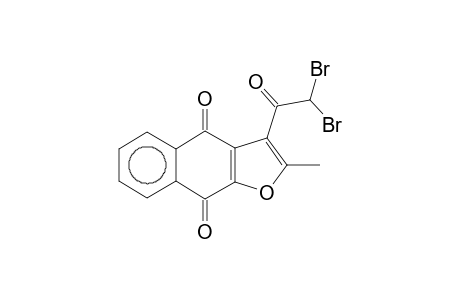 3-(dibromoacetyl)-2-methylnaphtho[2,3-b]furan-4,9-dione