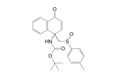 4-[N-(t-Butoxycarbonyl)amino]-4-[(p-tolylsulfinyl)methyl]-4H-naphthalen-1-one