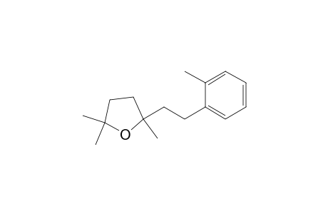 Furan, tetrahydro-2,2,5-trimethyl-5-[2-(2-methylphenyl)ethyl]-