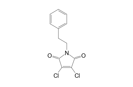1H-Pyrrole-2,5-dione, 3,4-dichloro-1-(2-phenylethyl)-
