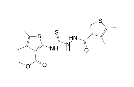 methyl 2-[({2-[(4,5-dimethyl-3-thienyl)carbonyl]hydrazino}carbothioyl)amino]-4,5-dimethyl-3-thiophenecarboxylate