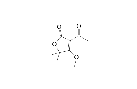 4-Methoxy-5,5-dimethyl-3-acetylfuran[5H]-2-one