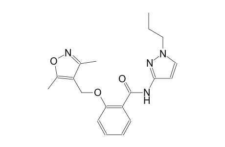 benzamide, 2-[(3,5-dimethyl-4-isoxazolyl)methoxy]-N-(1-propyl-1H-pyrazol-3-yl)-