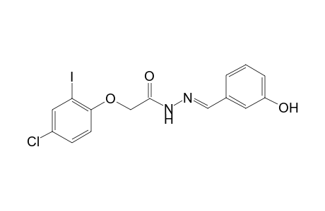 (4-chloro-2-iodo-phenoxy)-acetic acid (3-hydroxy-benzylidene)-hydrazide
