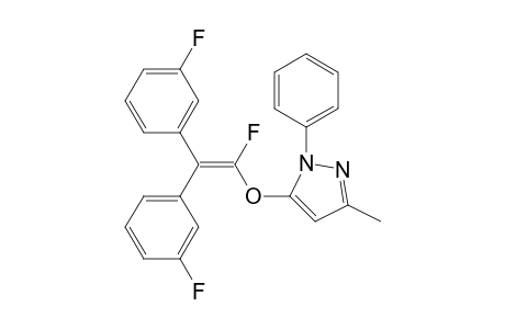 5-((1-fluoro-2,2-bis(3-fluorophenyl)vinyl)oxy)-3-methyl-1-phenyl-1H-pyrazole