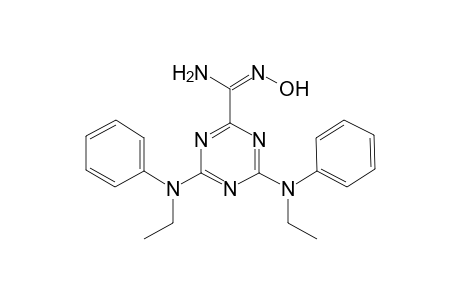 1,3,5-Triazine-2-carboximidamide, 4,6-bis(ethylphenylamino)-N'-hydroxy-