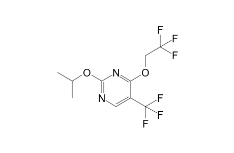 2-iso-propoxy-4- (2,2,2-trifluoroethoxy) -5- (trifluoromethyl) pyrimidine