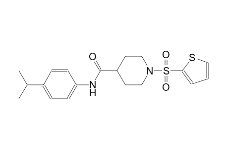 N-(4-isopropylphenyl)-1-(2-thienylsulfonyl)-4-piperidinecarboxamide