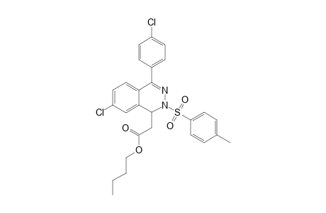 Butyl 2-(7-chloro-4-(4-chlorophenyl)-2-tosyl-1,2-dihydrophthalazin-1-yl)acetate