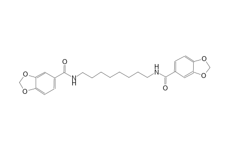 N-{8-[(1,3-benzodioxol-5-ylcarbonyl)amino]octyl}-1,3-benzodioxole-5-carboxamide