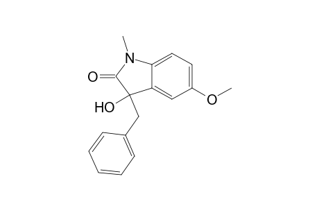 3-Benzyl-3-hydroxy-5-methoxy-1-methyl-1,3-dihydro-indol-2-one