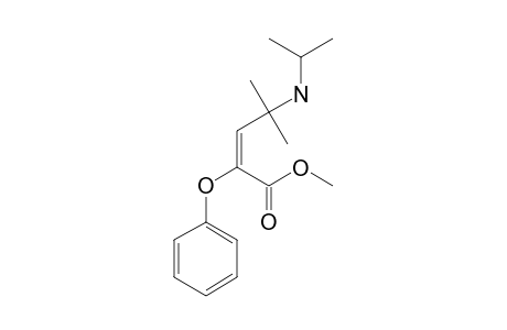 E-METHYL-4-ISOPROPYLAMINO-4-METHYL-2-PHENOXYPENT-2-ENOATE