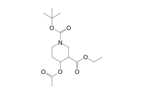 Ethyl 1-(tert-Butoxycarbonyl)-4-acetoxypiperidine-3-carboxylate