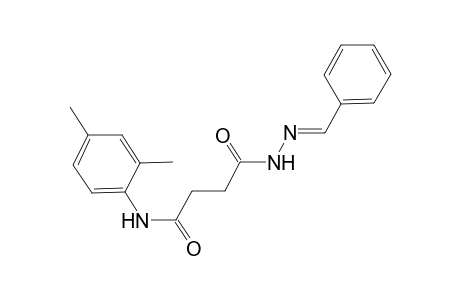 4-[(2E)-2-Benzylidenehydrazino]-N-(2,4-dimethylphenyl)-4-oxobutanamide