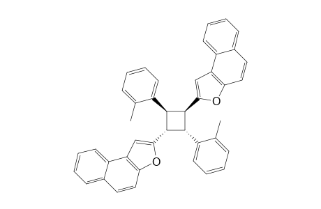 r-1,t-3-Di(2-naphtho[2,1-b]furyl)-t-4,c-2-di(2-tolyl)cyclobutane