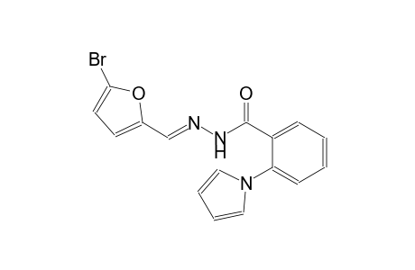 N'-[(E)-(5-bromo-2-furyl)methylidene]-2-(1H-pyrrol-1-yl)benzohydrazide