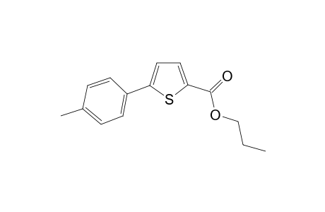 Propyl 5-(p-tolyl)thiophene-2-carboxylate