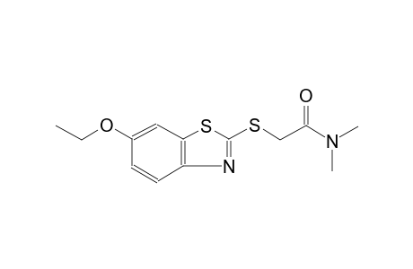 Acetamide, 2-(6-ethoxy-2-benzothiazolyl)thio-N,N-dimethyl-