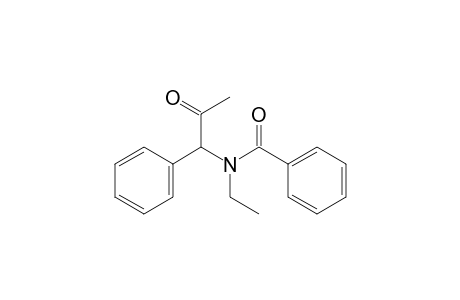 Benzamide, N-ethyl-N-(2-oxo-1-phenylpropyl)-
