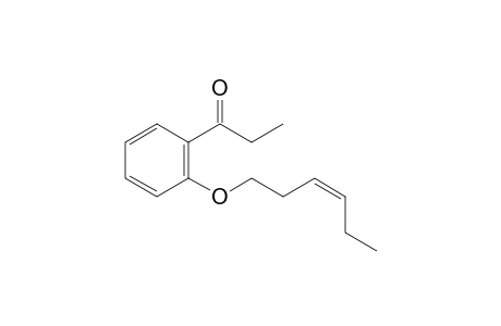 (Z)-1-(2-(hex-3-en-1-yloxy)phenyl)propan-1-one