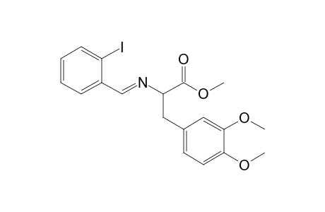 3-(3,4-Dimethoxyphenyl)-2-(2-iodobenzylideneamino)propionic acid methyl ester