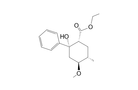 (1RS,2SR,4SR,5SR)-Ethyl 2-hydroxy-4-methoxy-5-methyl-2-phenylcyclohexanecarboxylate