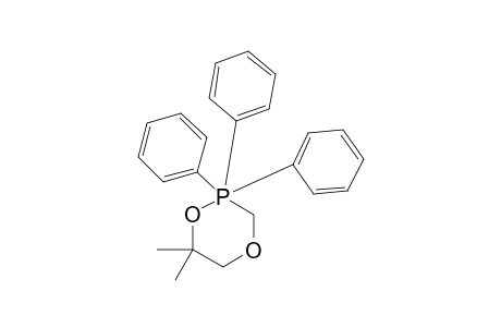 6,6-DIMETHYL-2,2,2-TRIPHENYL-1,4-DIOXA-2-LAMBDA(5)-PHOSPHORINANE