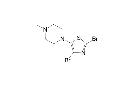 1-(2,4-dibromo-1,3-thiazol-5-yl)-4-methylpiperazine
