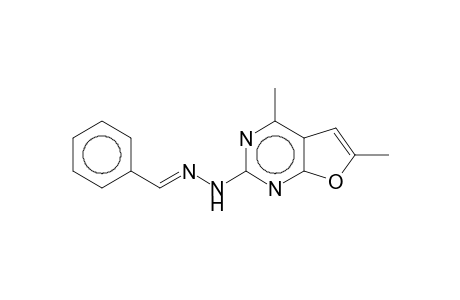 Benzaldehyde (4,6-dimethylfuro[2,3-d]pyrimidin-2-yl)hydrazone